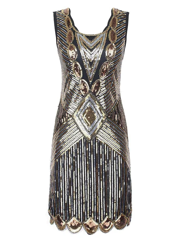 1920s Sequin Evening Dress