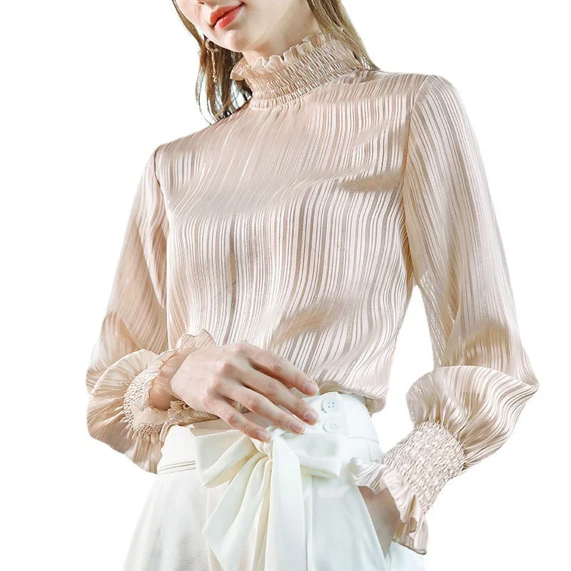 2022-juliafashion-summer-t-shirts-women-sexy-french-transparent-look-elegant-fashion-new-ins-slim-chiffon-female-blouse-long-sleeve-c2458