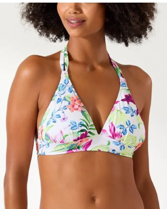 2023 Tommy Bahama Coastal Gardens Reversible Halter Bikini Top - SS100333