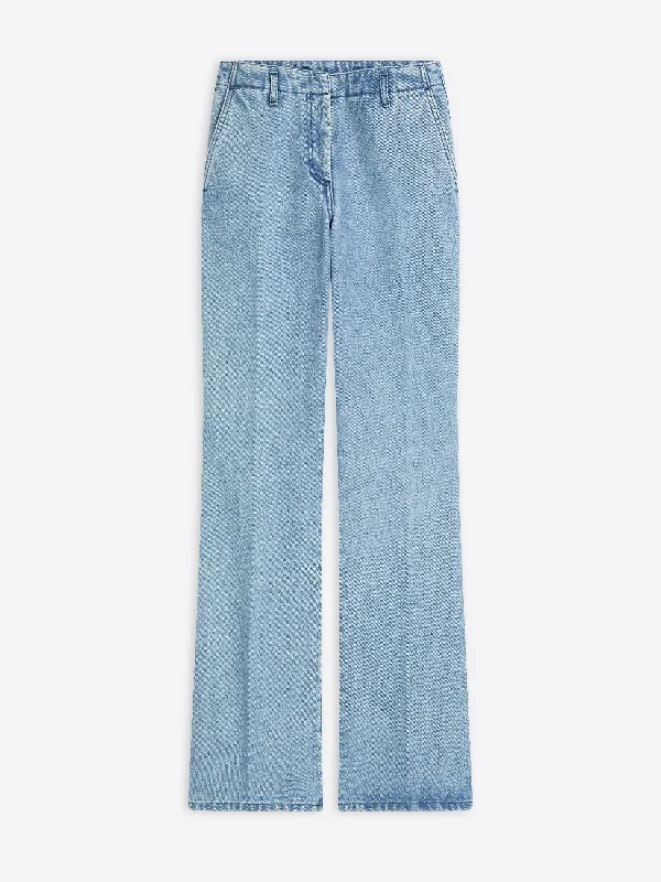 Tailored denim pants