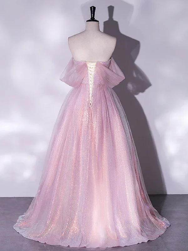 a-line-sweetheart-neck-tulle-sequin-pink-long-prom-dress-pink-tulle-formal-dress