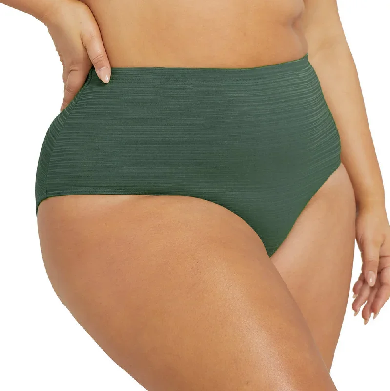 Artesands Swimwear Aria Olive Renoir High Waist Bikini Bottom 4808