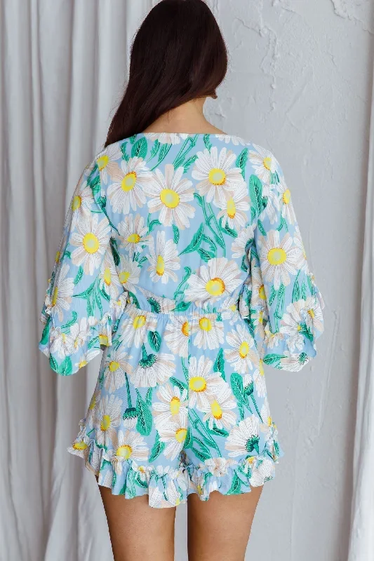 athira-tied-bust-flared-sleeve-romper-daisy-blue