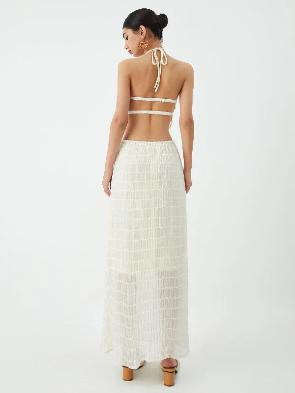 backless-halter-top-with-pleated-maxi-skirt-set