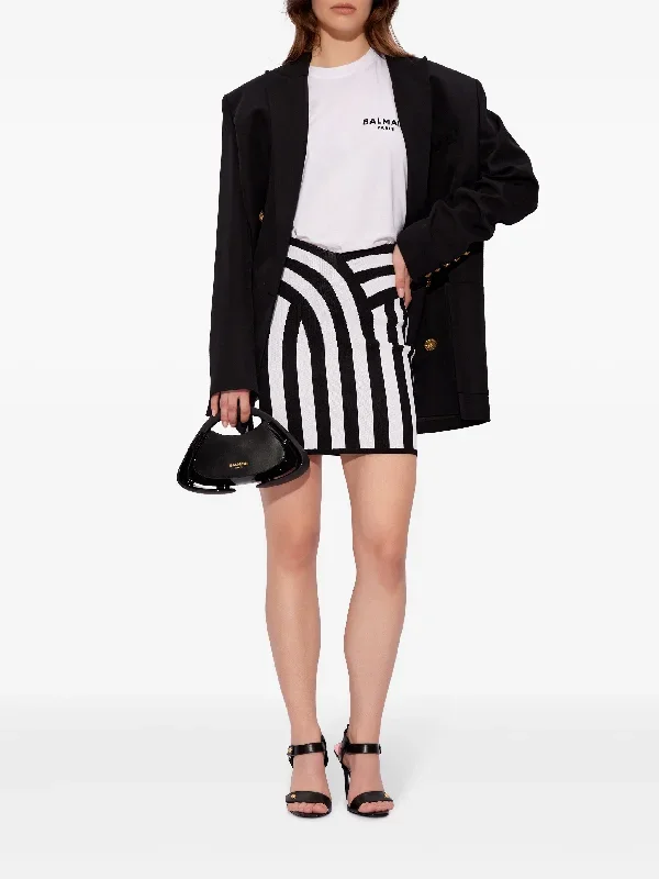 balmain-v-shape-stripe-short-skirt-skirts-600053429blk