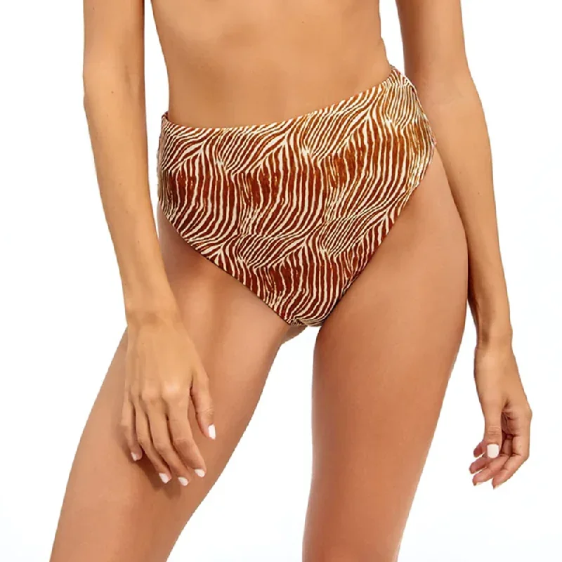 Vix Swim Bella Hot Pants Zebra