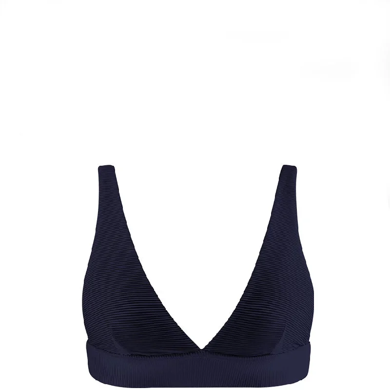 TRIANGLE BIKINI TOP ""ORA"" IN DARK BLUE