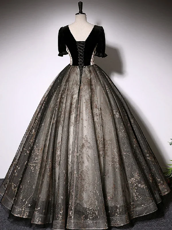 black-a-line-tulle-lace-long-prom-dress-black-lace-formal-dress