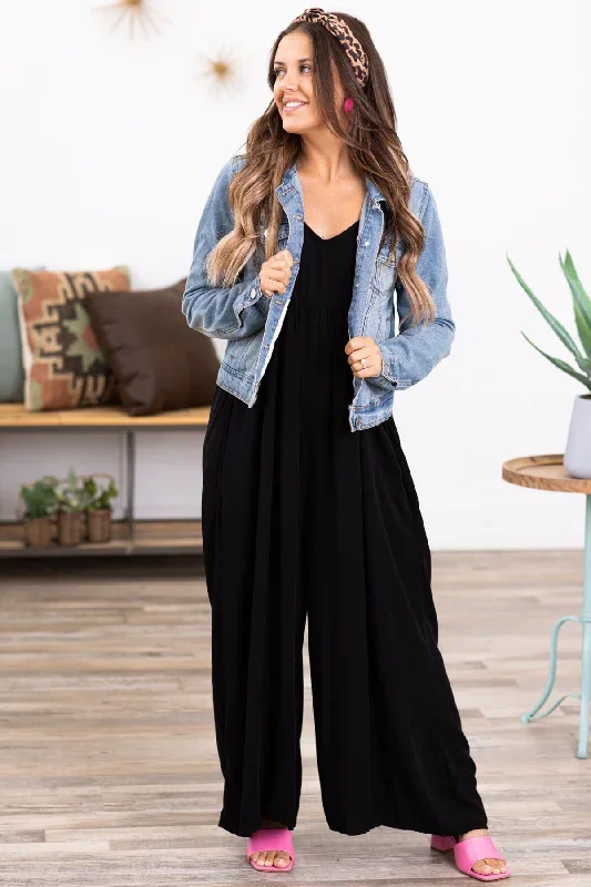 black-wide-leg-v-neck-jumpsuit