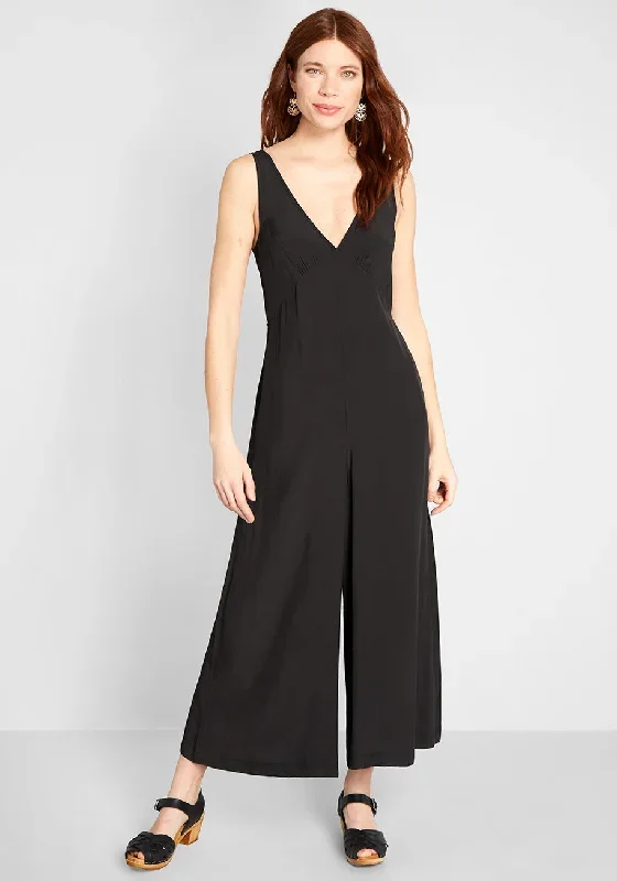 Bon Voyage V-Neck Jumpsuit