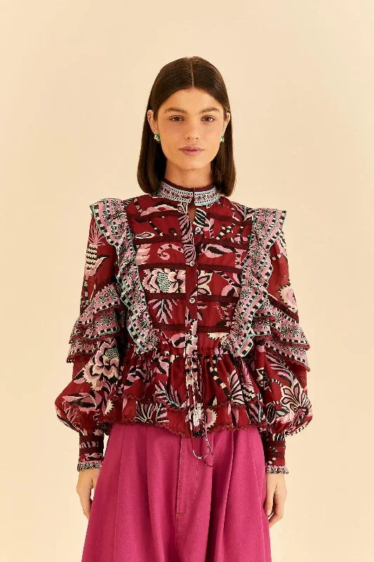 burgundy-pineapple-inspiration-ruffle-blouse