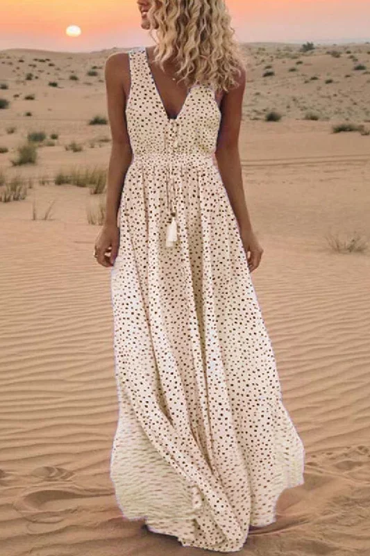 cityhottie-v-neck-dot-printed-floor-length-dress