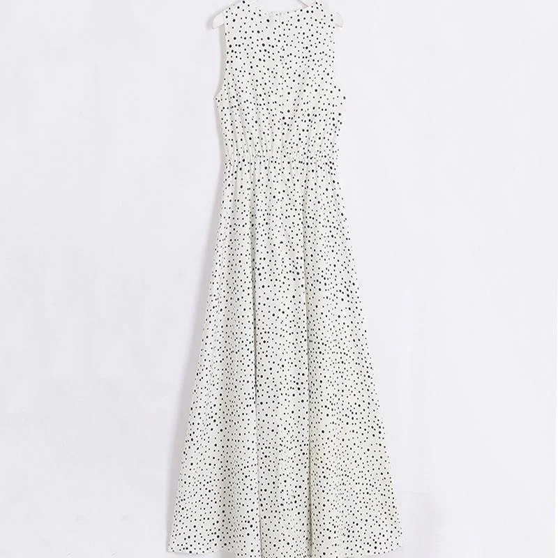 cityhottie-v-neck-dot-printed-floor-length-dress