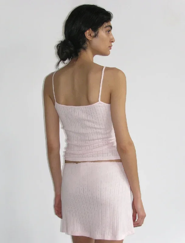 clairo-low-waist-flare-skirt-embroidery-pink