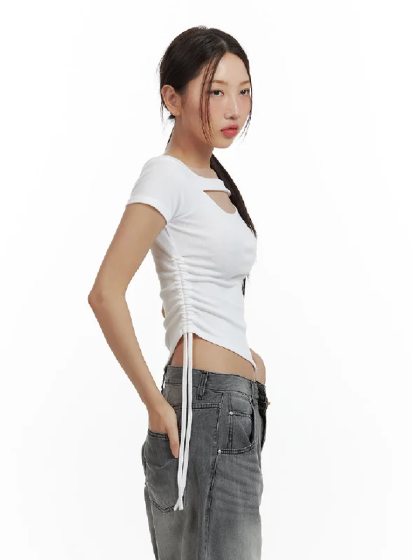 cut-out-shirred-crop-tee-cu420