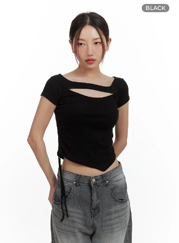 cut-out-shirred-crop-tee-cu420