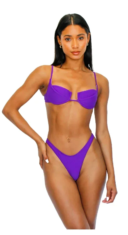 DARYN UNDERWIRE TOP - PURPLE