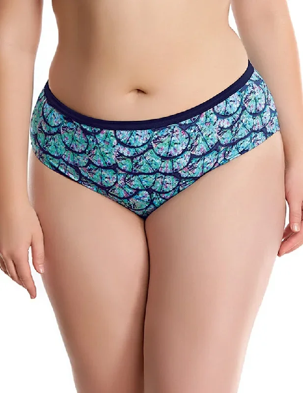 Elomi Abalone ES7083 Midnight Mid Rise Brief  Swimwear