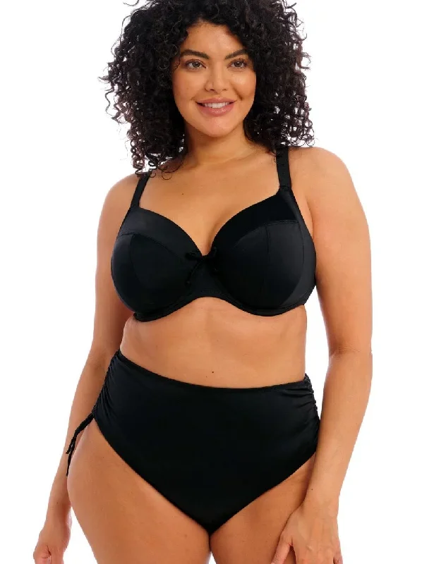 Elomi Plain Sailing UW Plunge Bikini Top Black