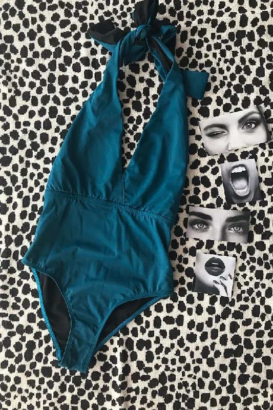 Esmeralda Swimsuit Steel Blue