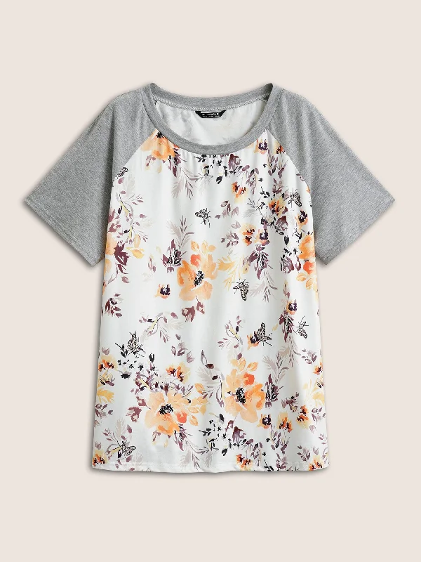 floral-butterfly-print-raglan-sleeve-t-shirt