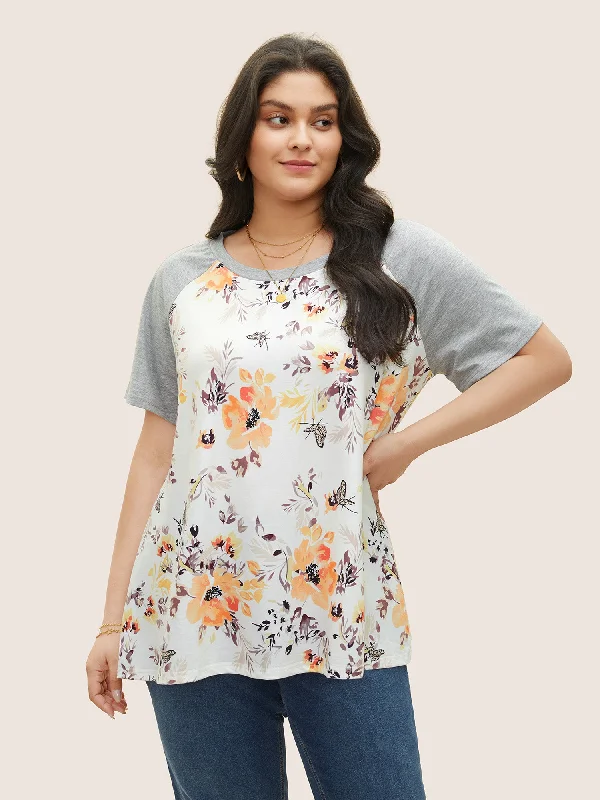 floral-butterfly-print-raglan-sleeve-t-shirt