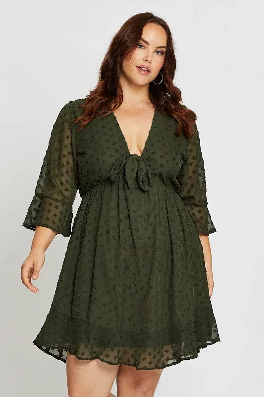 green-3-4-sleeve-flock-spot-tie-dress-ced31511a-38ab-1