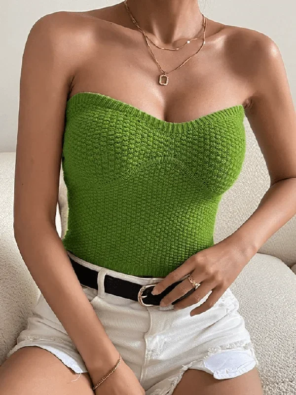 green-knitted-bandeau-top