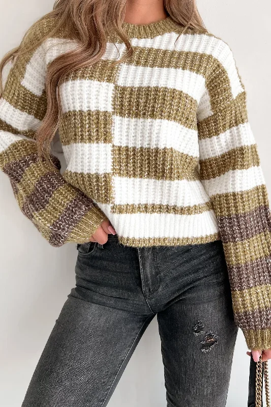 i-gotta-know-oversized-striped-sweater-olive-mix