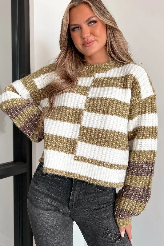 i-gotta-know-oversized-striped-sweater-olive-mix