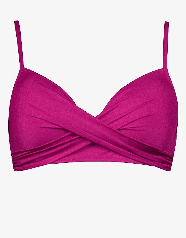 Impact Moulded Bikini Top - Berry Glaze