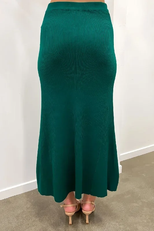 karina-knit-skirt-emerald-green