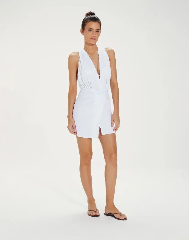 Karina Mini Cover Up - White