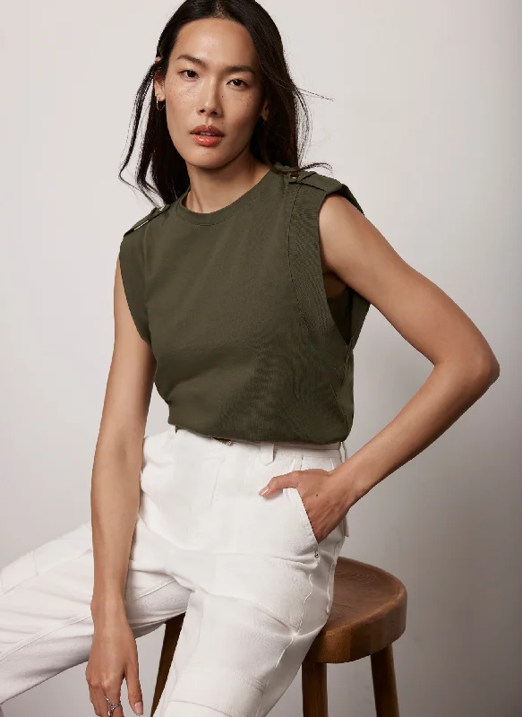 khaki-cotton-cropped-utility-t-shirt