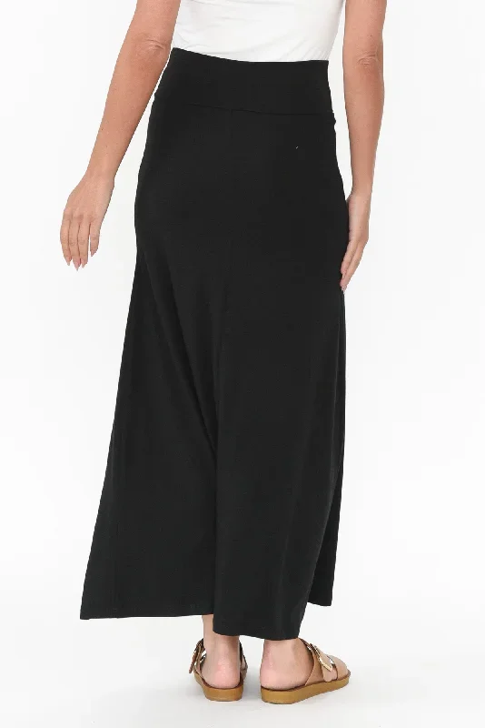 lana-black-bamboo-cotton-maxi-skirt