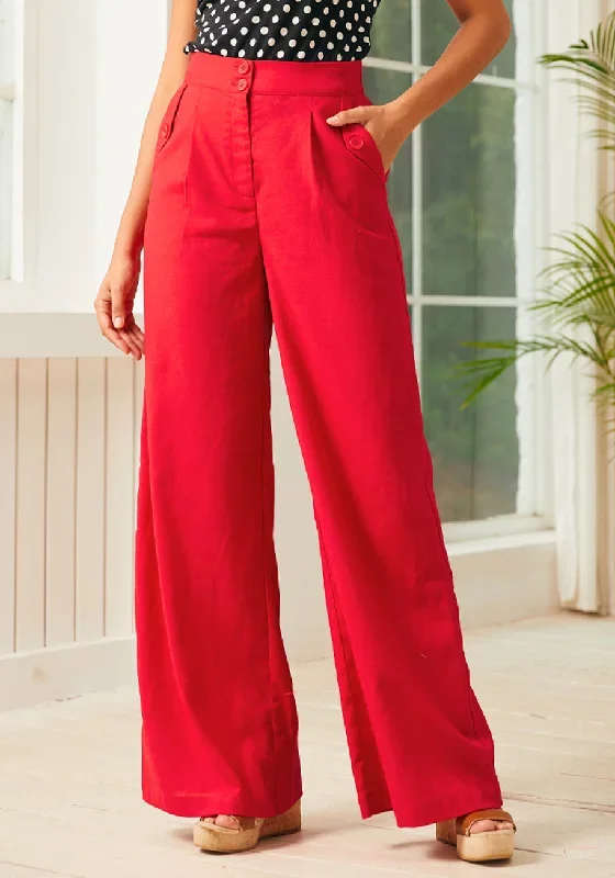 Lazy Afternoon Wide Leg Pants