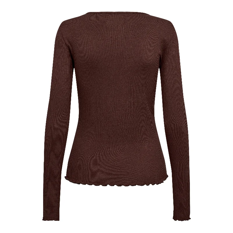 liberte-natalia-ls-round-neck-blouse-dark-brown