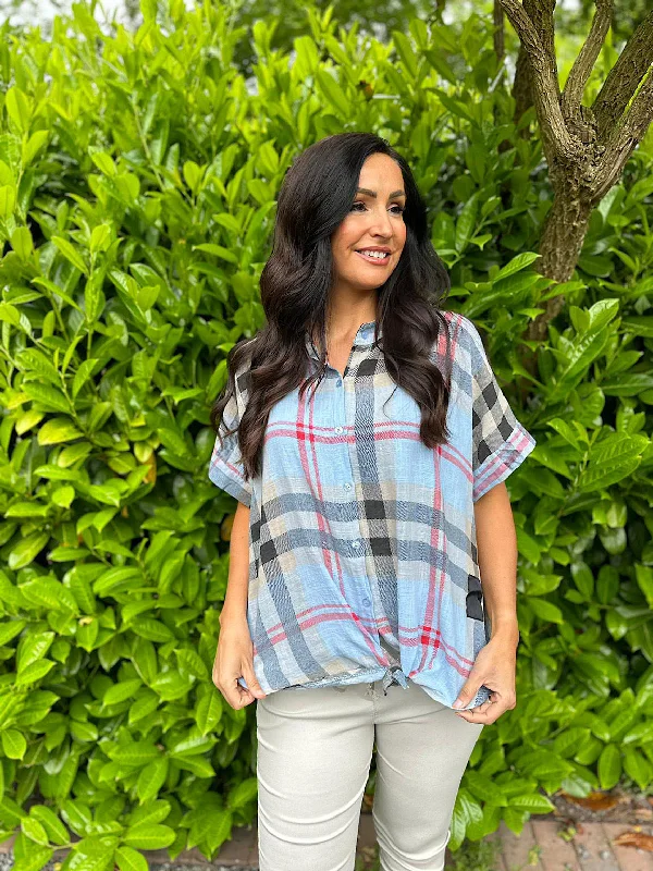 light-blue-checked-pattern-tie-front-blouse-hayley