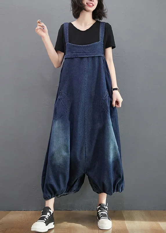 loose-blue-pockets-high-waist-patchwork-jumpsuits-sleeveless