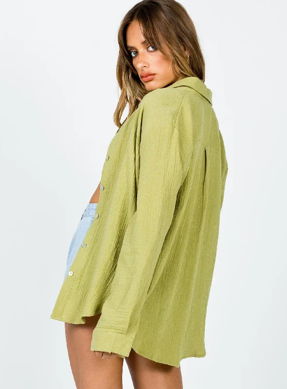 mahalia-shirt-green