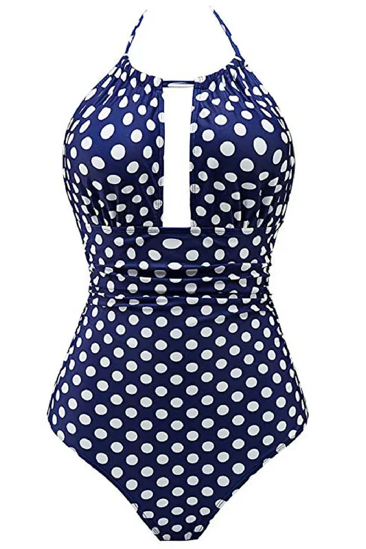 Maillot de bain One Piece Navy Halter