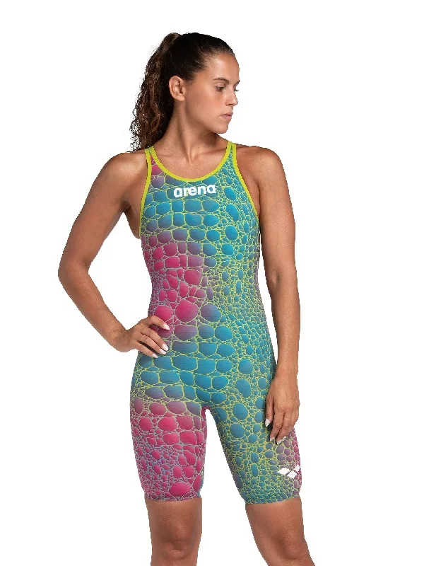 Women's Powerskin Carbon Air2 Open Back Racing Suit - Aurora Cayman