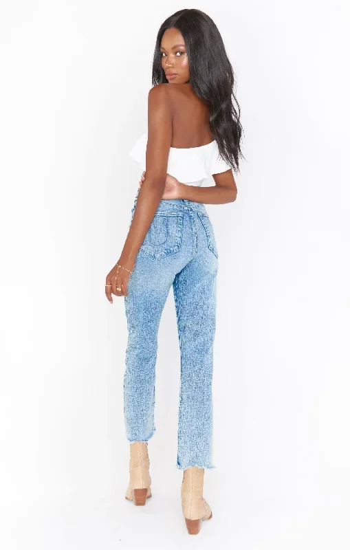 Manhattan Straight Jeans ~ Blue Stone