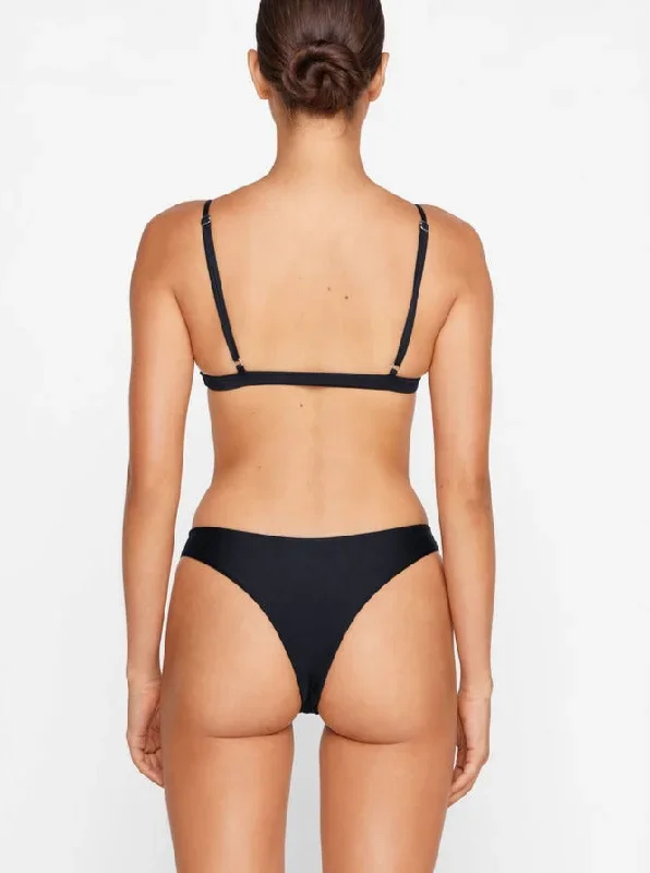 Mikoh: Papara Minimal Bikini Bottom - Black