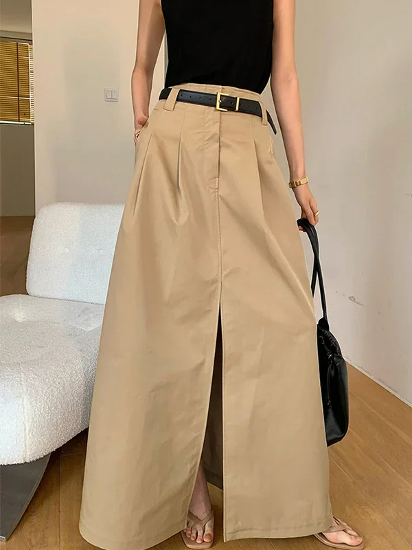 oversized-cotton-split-maxi-skirt-without-belt