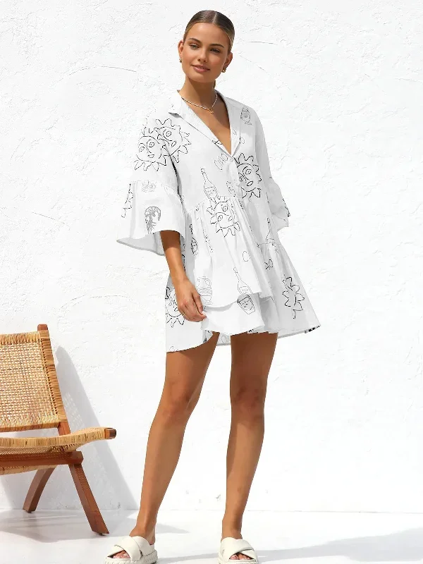 oversized-sun-print-short-dress