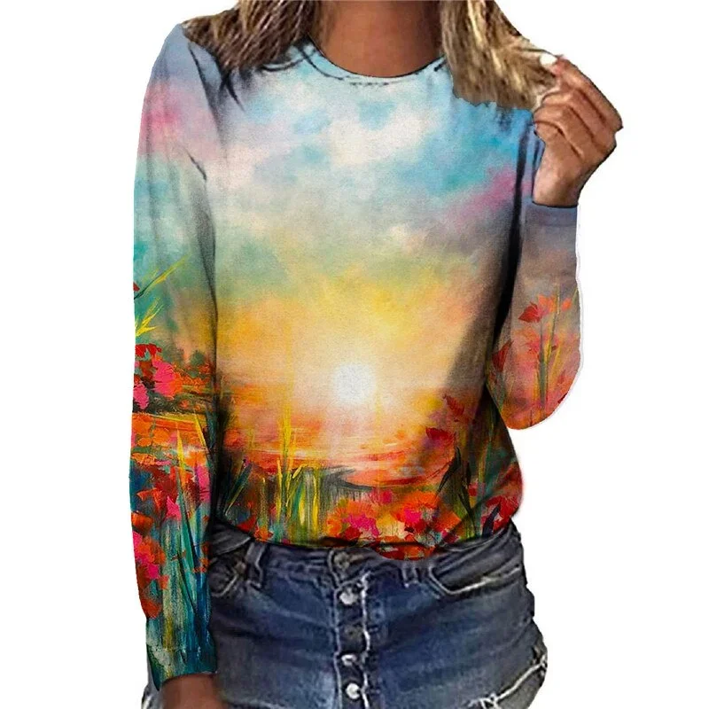 painting-natural-scenery-women-t-shirts-long-sleeve-tops-autumn-fashion-casual-streetwear-ladies-print-harajuku-cotton-tee-shirt