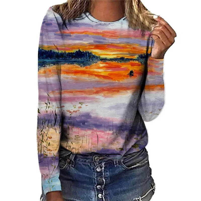 painting-natural-scenery-women-t-shirts-long-sleeve-tops-autumn-fashion-casual-streetwear-ladies-print-harajuku-cotton-tee-shirt