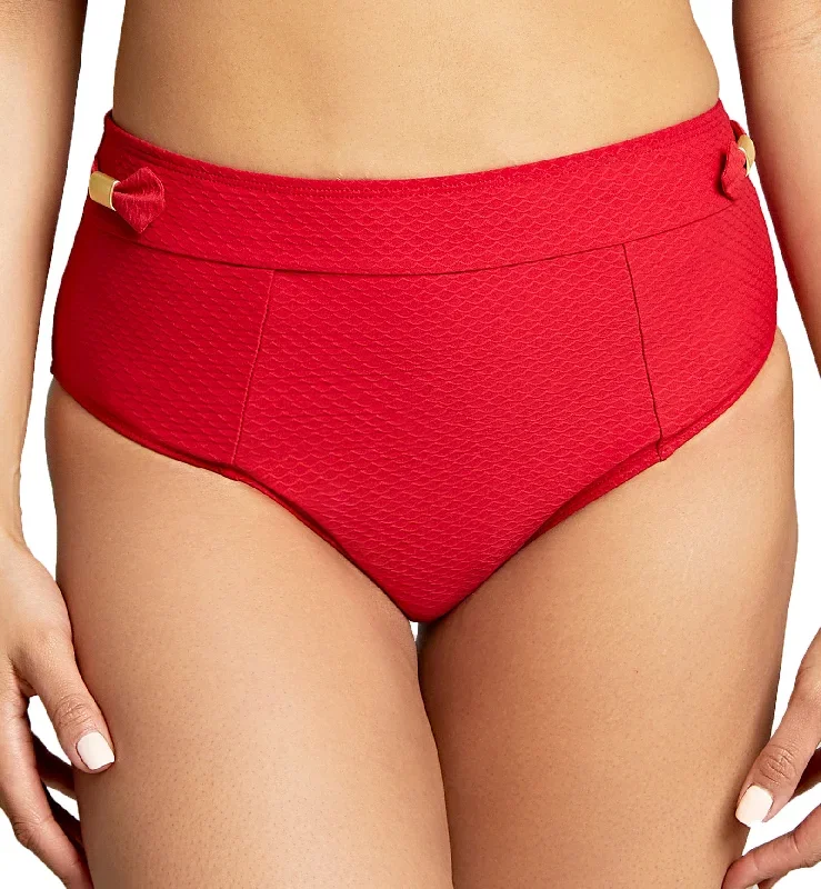 Panache Marianna High Waist Swim Pant (SW1595)- Crimson