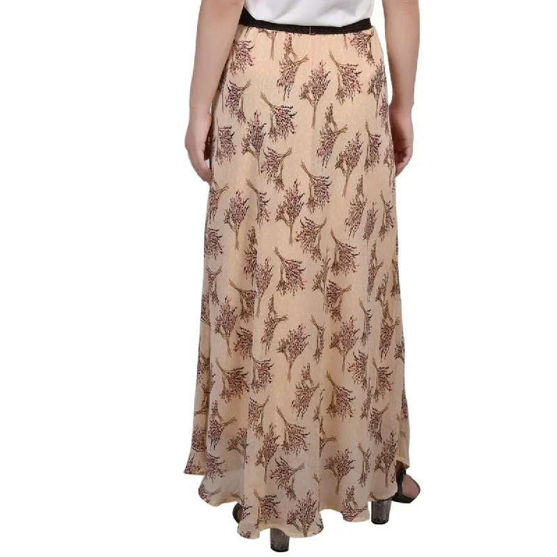 petites-womens-printed-lined-maxi-skirt